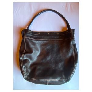 Furla Brown Leather Hobo Bag